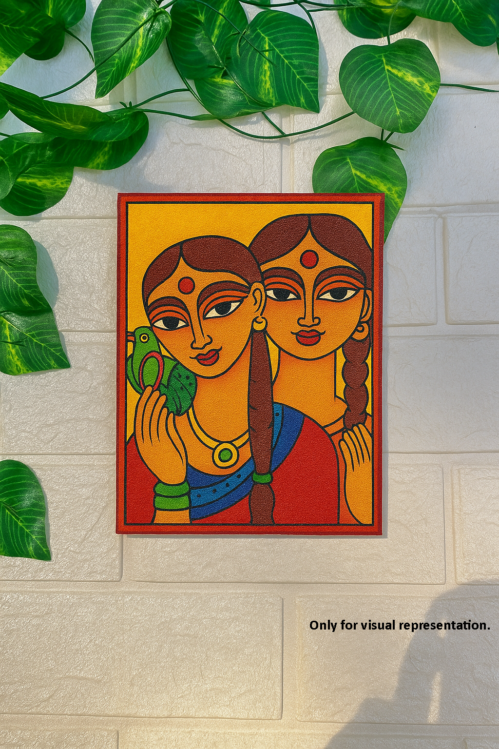 DIY MDF traditional painting board with pre-marked design