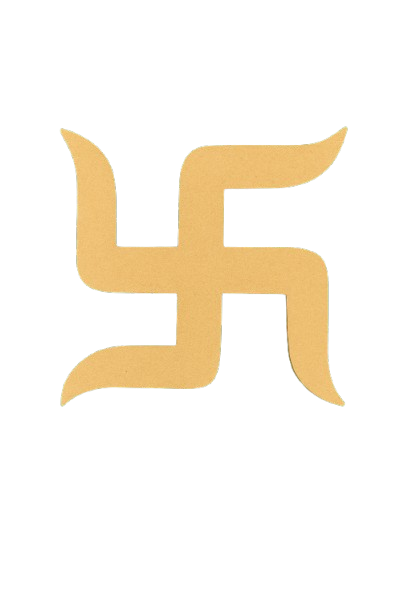 Swastik MDF cutout for home entrance, pooja room, and Diwali decoration