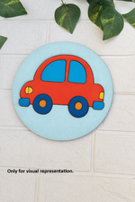 DIY MDF Car Pre-Marked Base for Kids Craft and Painting