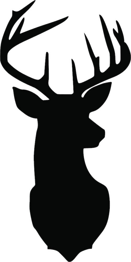 Silhoutte deer-shaped mdf wall art  adding a modern and stylish touch to the home decor zooming the product.