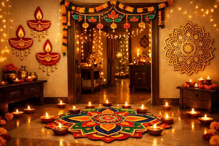 DIY Diwali Decor with MDF Board: Creative Handmade Decoration Ideas for Your Festive Home