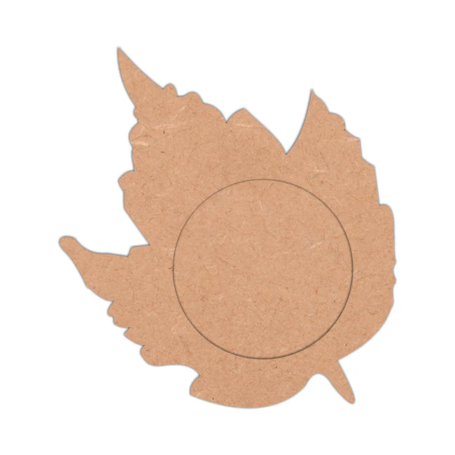 Leaf MDF Tea Light Holder