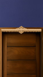 Vibrant mandala MDF toran painted in festive – visual representation for doorway décor.