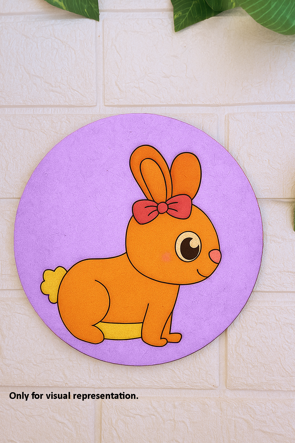Pre-marked MDF bunny design base