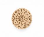 MDF flower  pre marked round base for DIY painting and decorative craft projects