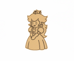 MDF Cartoon Princess Fridge Magnet DIY Craft Cutout DecorDIY unpainted base