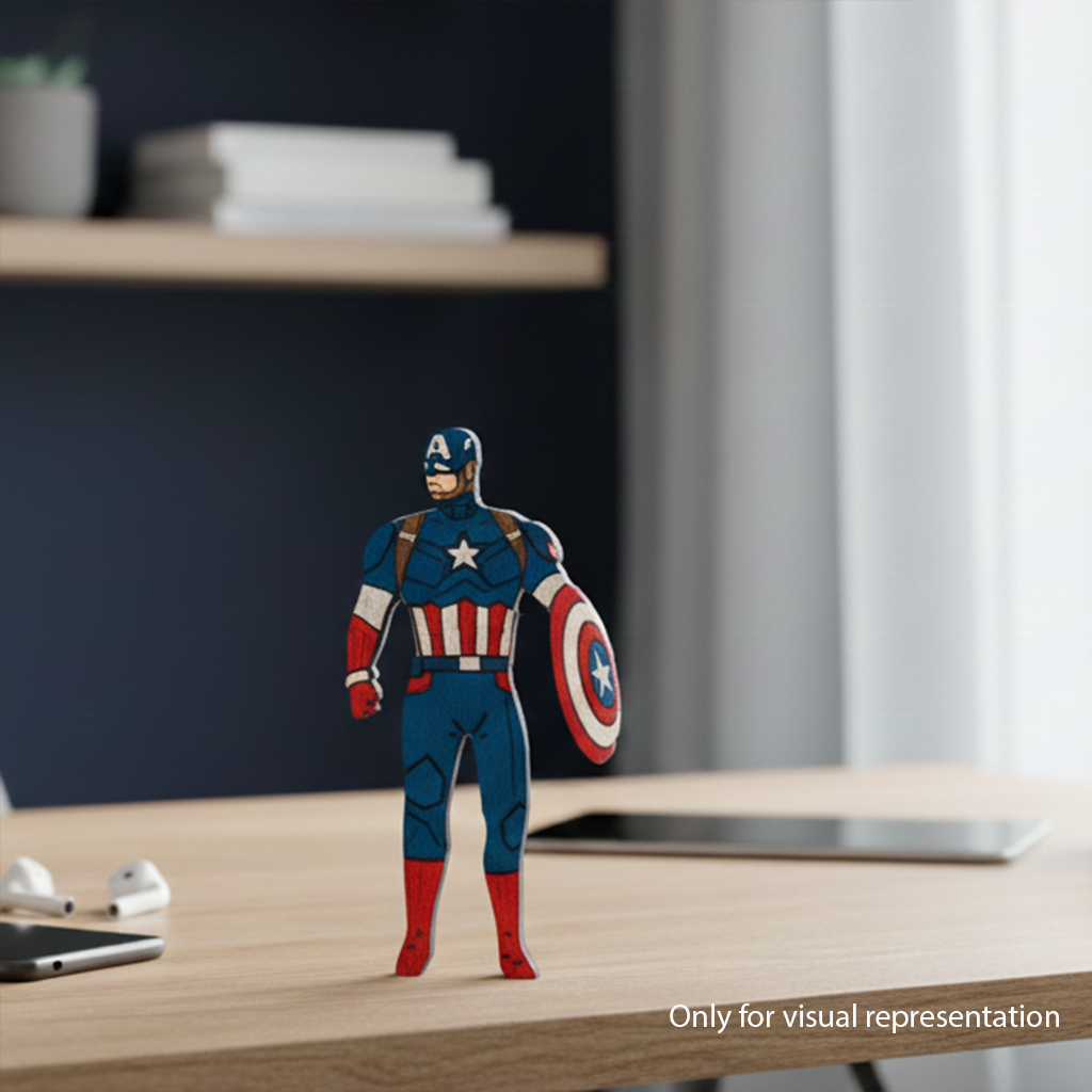 DIY MDF Superhero Figure Cutout for Painting & Crafts