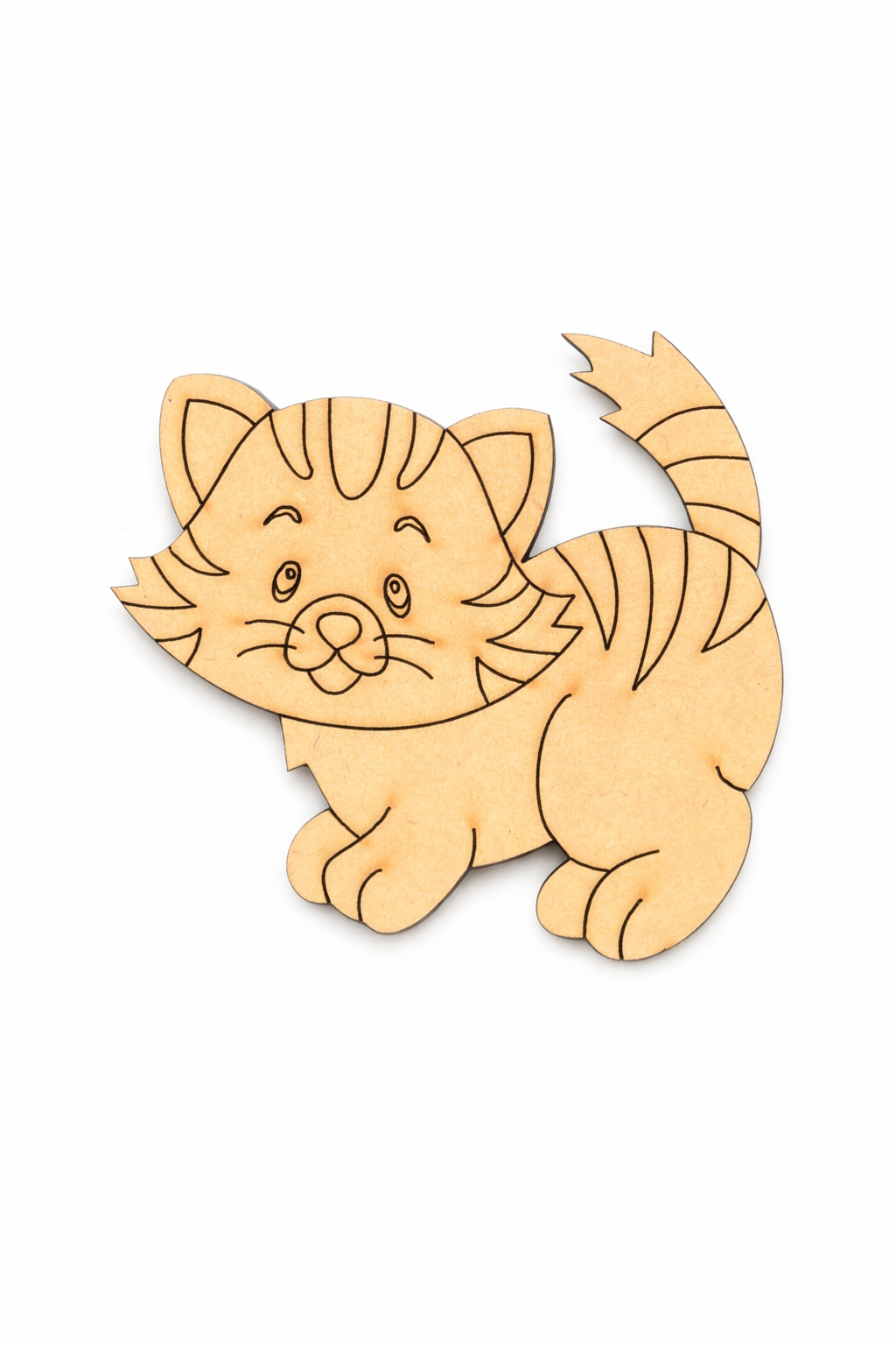 MDF Cute Cat Fridge Magnet DIY Craft Cutout Decor Gift Combo unpainted base