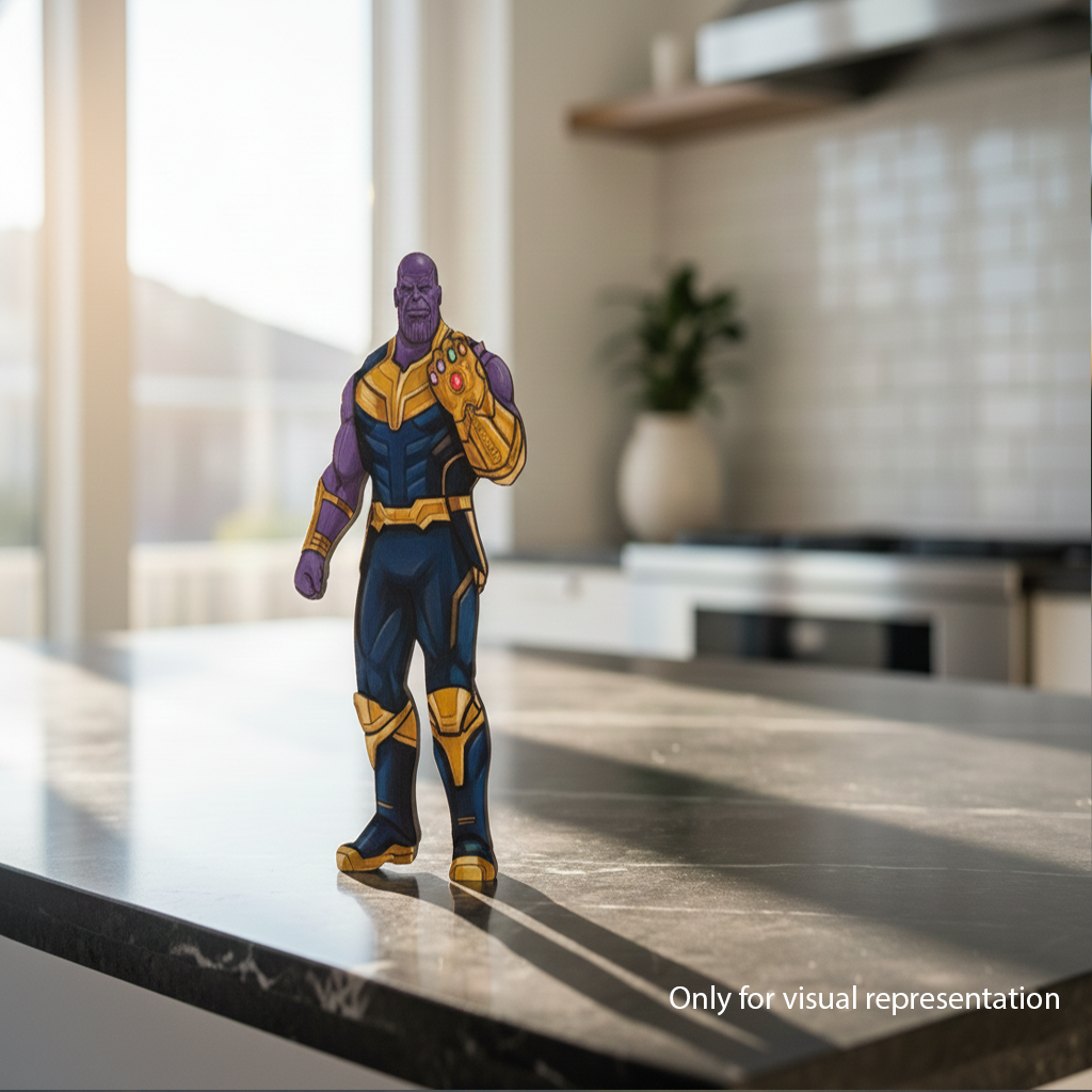 DIY MDF Powerful Villain Warrior Cutout for Painting Crafts