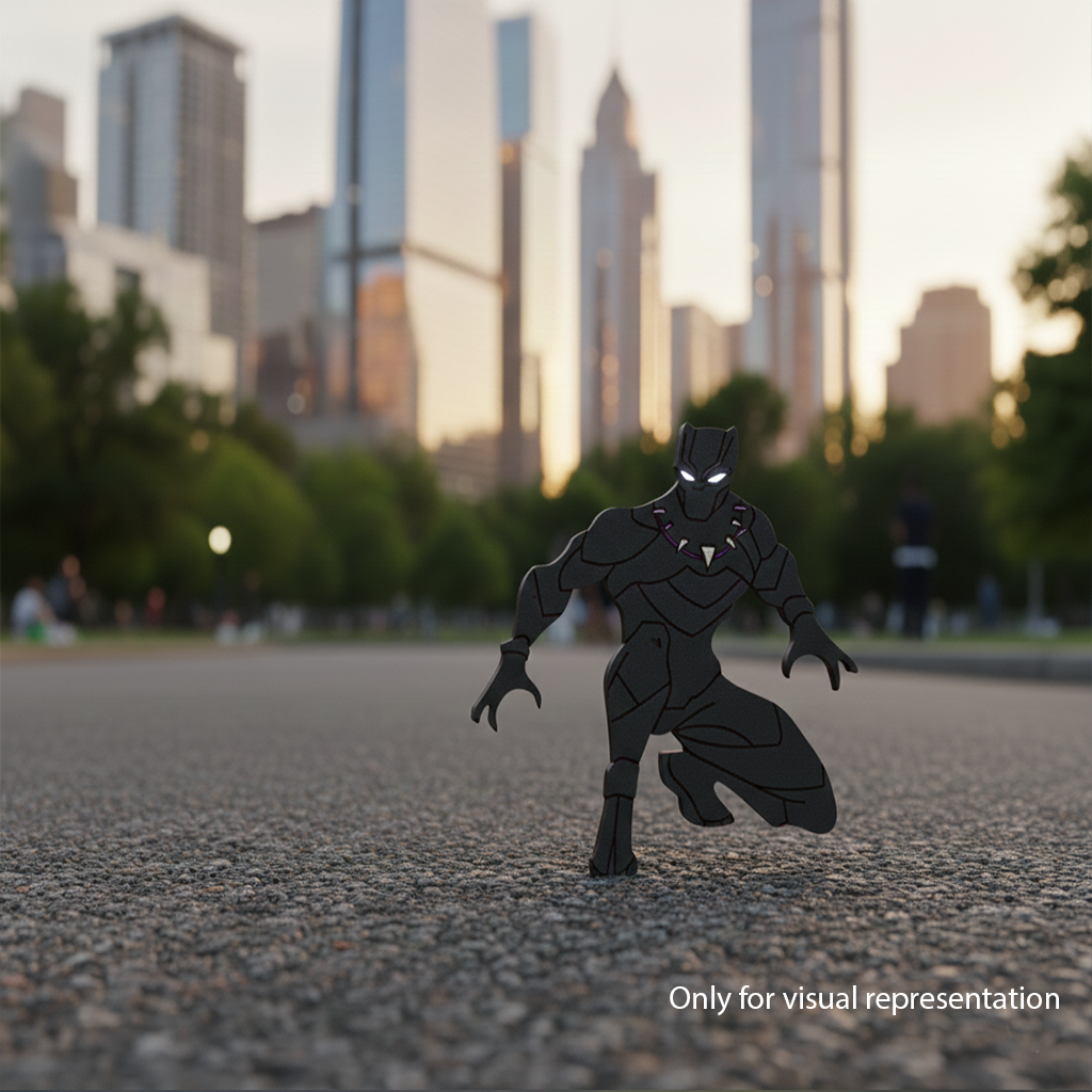 DIY MDF Stealth Warrior Action Cutout for Painting Crafts