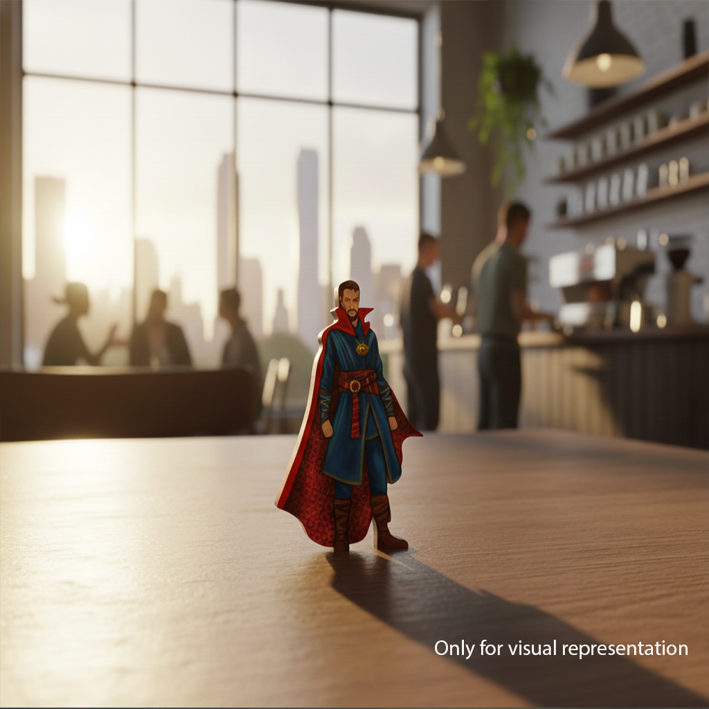 DIY MDF Mystic Sorcerer Warrior Cutout for Painting Crafts