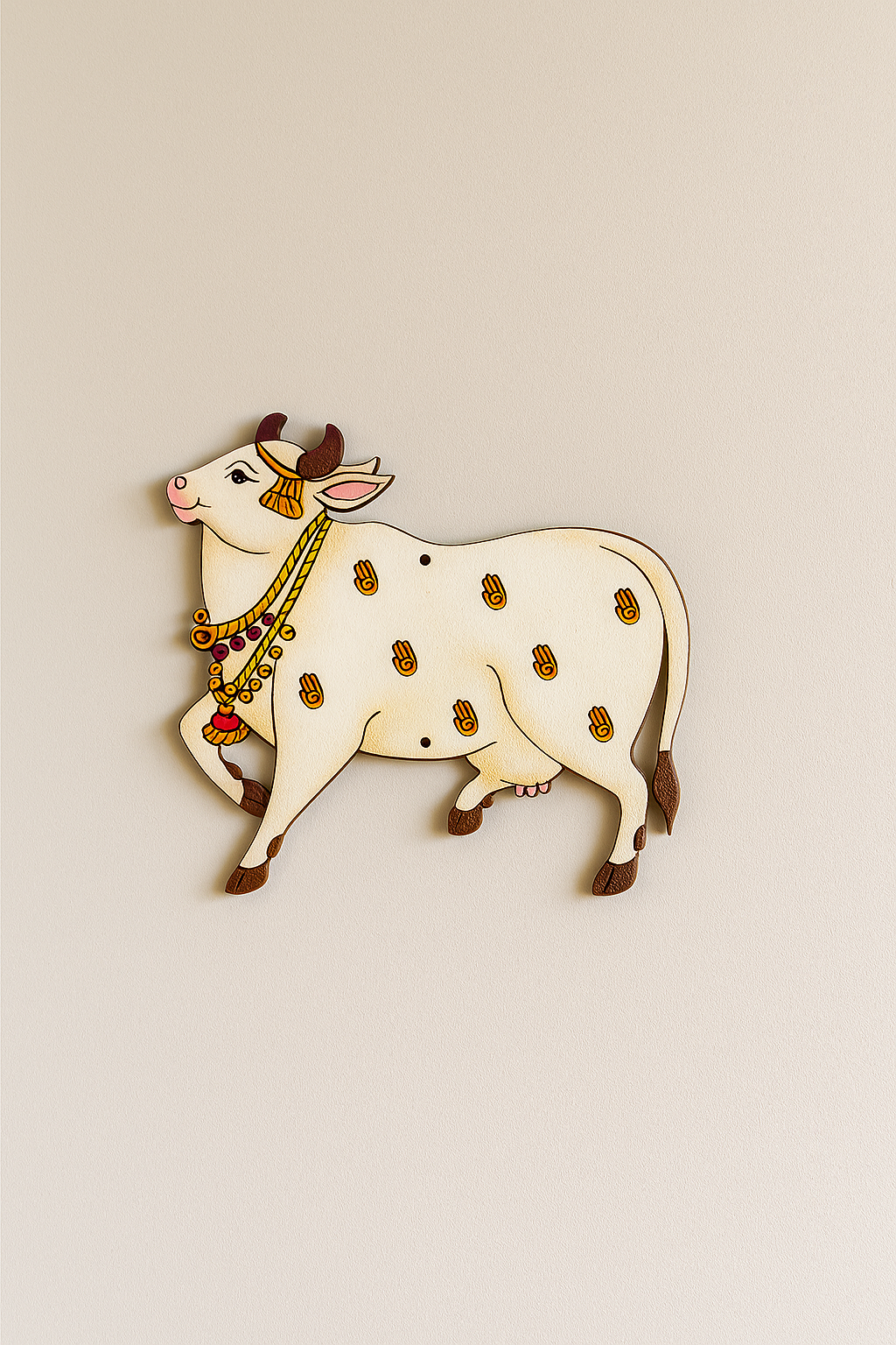 DIY MDF Cow Wall Art Base for Painting & Home Decor