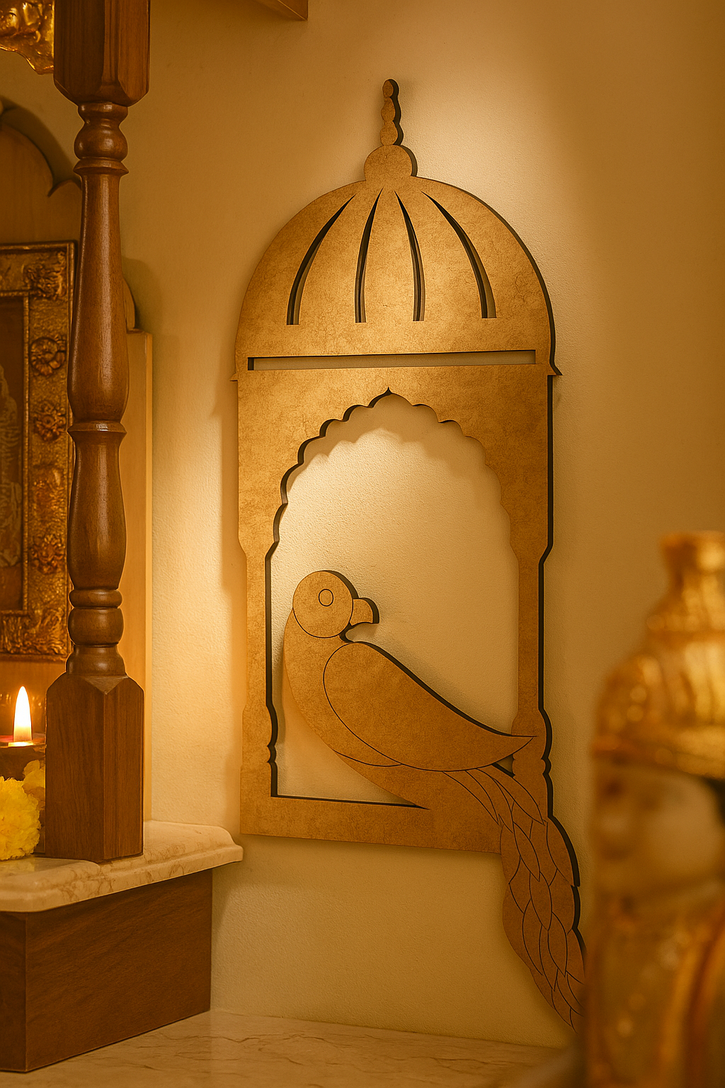 DIY MDF Bird Wall Hanging for Home Decor