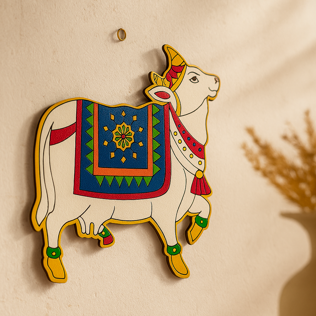DIY MDF Decorative Cow Wall Art for Painting & Decor