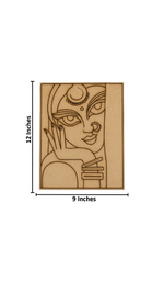 DIY Traditional Painting MDF Base – Pre-Marked Outline Board for Hand Painting With size