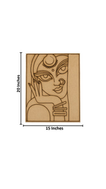 DIY Traditional Painting MDF Base – Pre-Marked Outline Board for Hand Painting With size