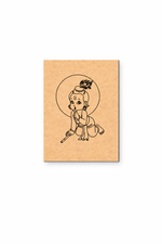 MDF DIY  wall art of a child with a white  background