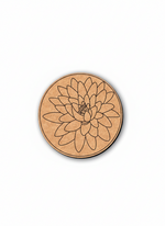 Decorative MDF DIY wall art with a floral design on white background.