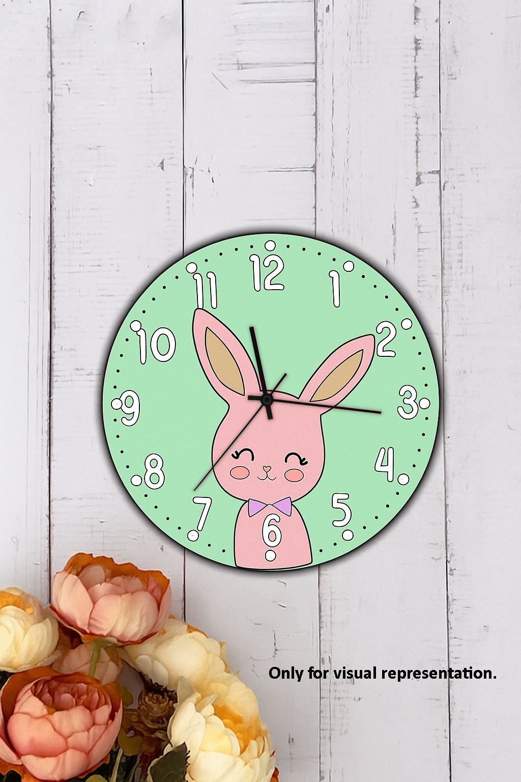 DIY Bunny Wall Clock for Kids