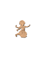 Laser cut DIY MDF cute dancer cutout for painting and craft decor