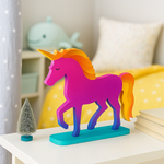 Colorful painted MDF birdhouse with floral design