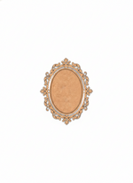 Decorative photo frame on a white background