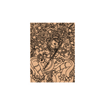 Decorative  MDF DIY wall art  with intricate design on a white background