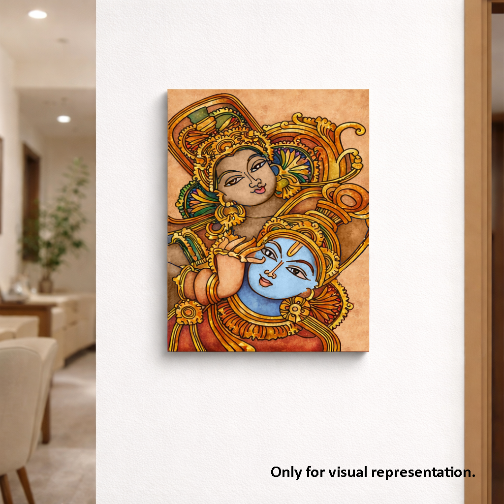  MDF DIY  wall art of a stylized face on a white wall in a modern living room.