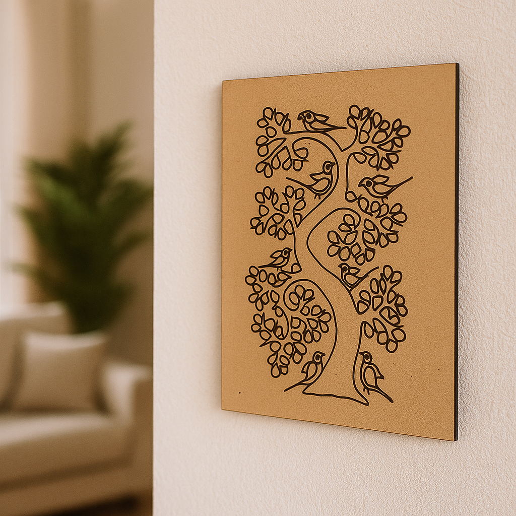 Traditional tree design MDF DIY painting board 4mm – Dbeautify craft base