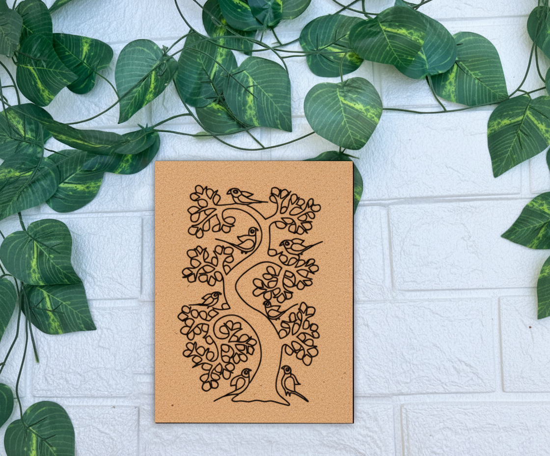 Traditional tree design MDF DIY painting board 4mm – Dbeautify craft base