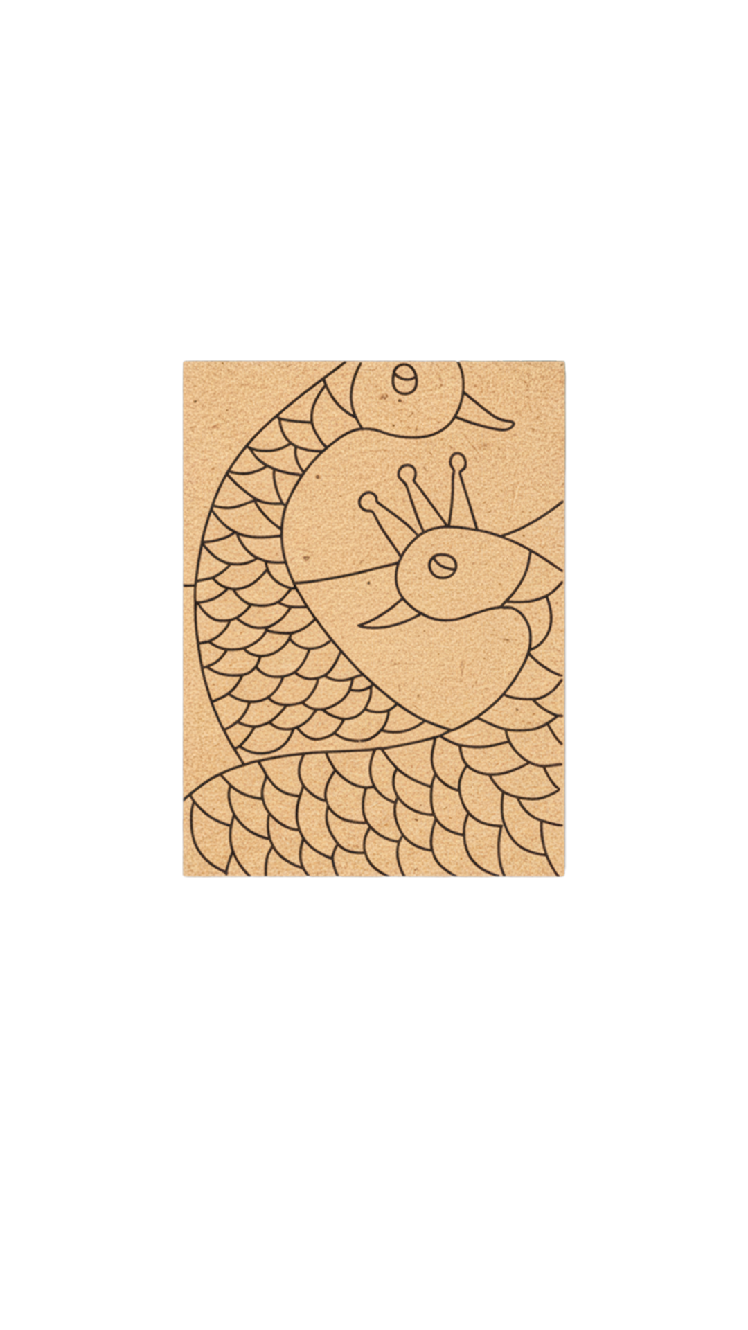 Traditional DIY MDF Painting Base with Indian Art Design