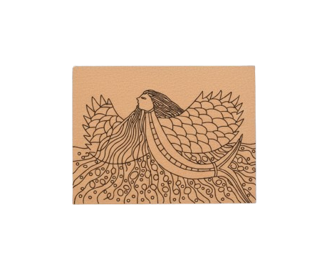 Traditional DIY MDF Painting Base with Mermaid Sea Art Design