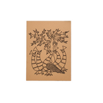 Traditional DIY MDF Painting Base with Peacock Group Under Tree Design