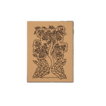 Traditional MDF DIY Painting Base with Two Birds Under Tree Design