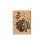 Traditional Painting MDF DIY Art Base with Decorative Peacock Artwork
