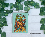 Traditional Painting MDF DIY Art Base with Tribal Animal Artwork coloured