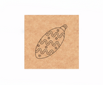 MDF Christmas Ornament Festival Canvas DIY Painting Board with star pattern design for kids craft