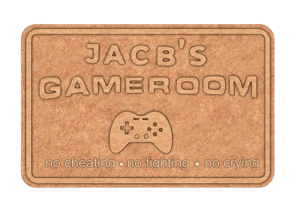 Engraved MDF wooden name plate for home entrance