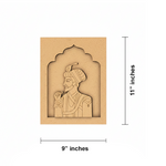 Royal king MDF wall art unfinished arch design.