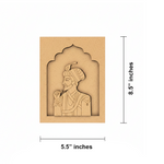 Royal king MDF wall art unfinished arch design.