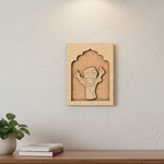 MDF Punjabi Man Hanging Wall Art unfinished decorative panel.