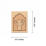 MDF Punjabi Man Hanging Wall Art unfinished decorative panel.