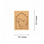 MDF Punjabi Man Hanging Wall Art unfinished decorative panel.