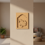 MDF Punjabi Man Hanging Wall Art unfinished decorative panel.