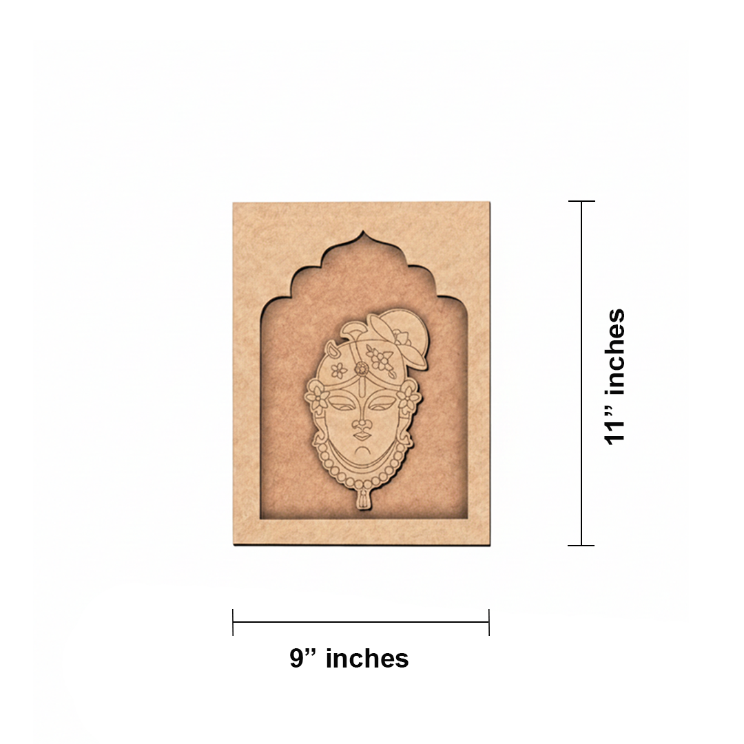 Unfinished MDF Owl Hanging Wall Art Base for DIY painting and home décor.