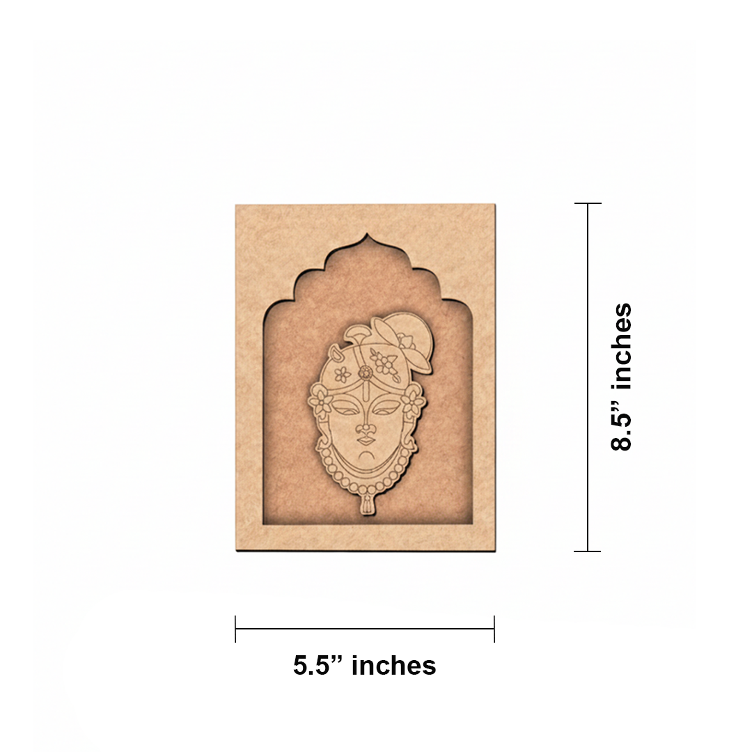 Unfinished MDF Owl Hanging Wall Art Base for DIY painting and home décor.