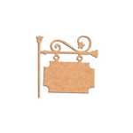 MDF Hanging Signboard Design Cutout DIY Craft Decor Board Ar for painting and signage
