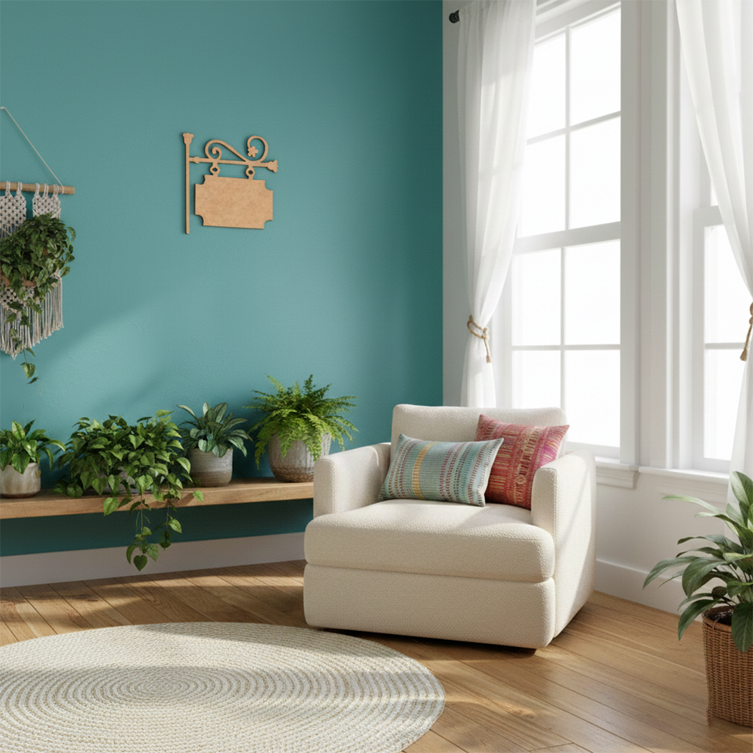 MDF Hanging Signboard Design Cutout DIY Craft Decor Board Ar for painting and signage, hanging on wall