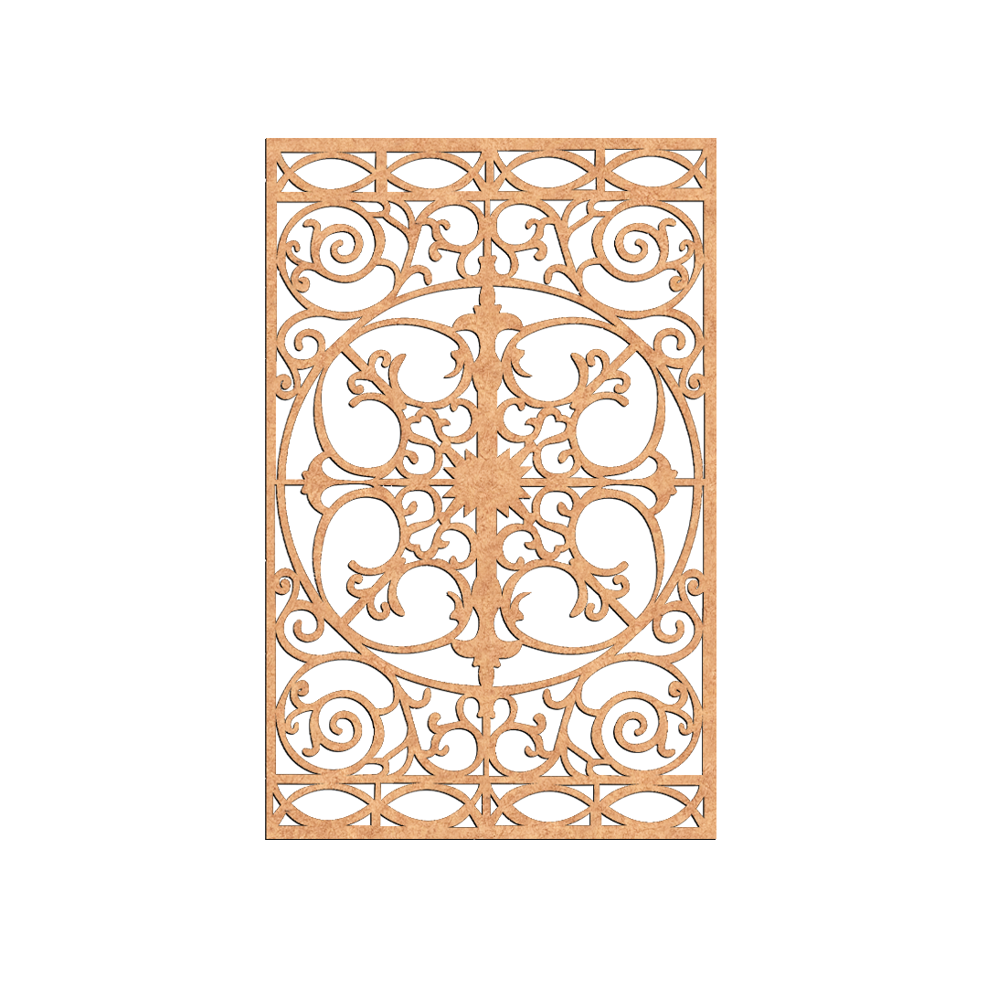 MDF Decorative Jali Panel Design Cutout DIY Craft Wall Board for painting