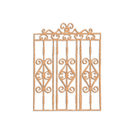 MDF Ornate Grill Panel Design Cutout DIY Wall Decor Art Plus for painting